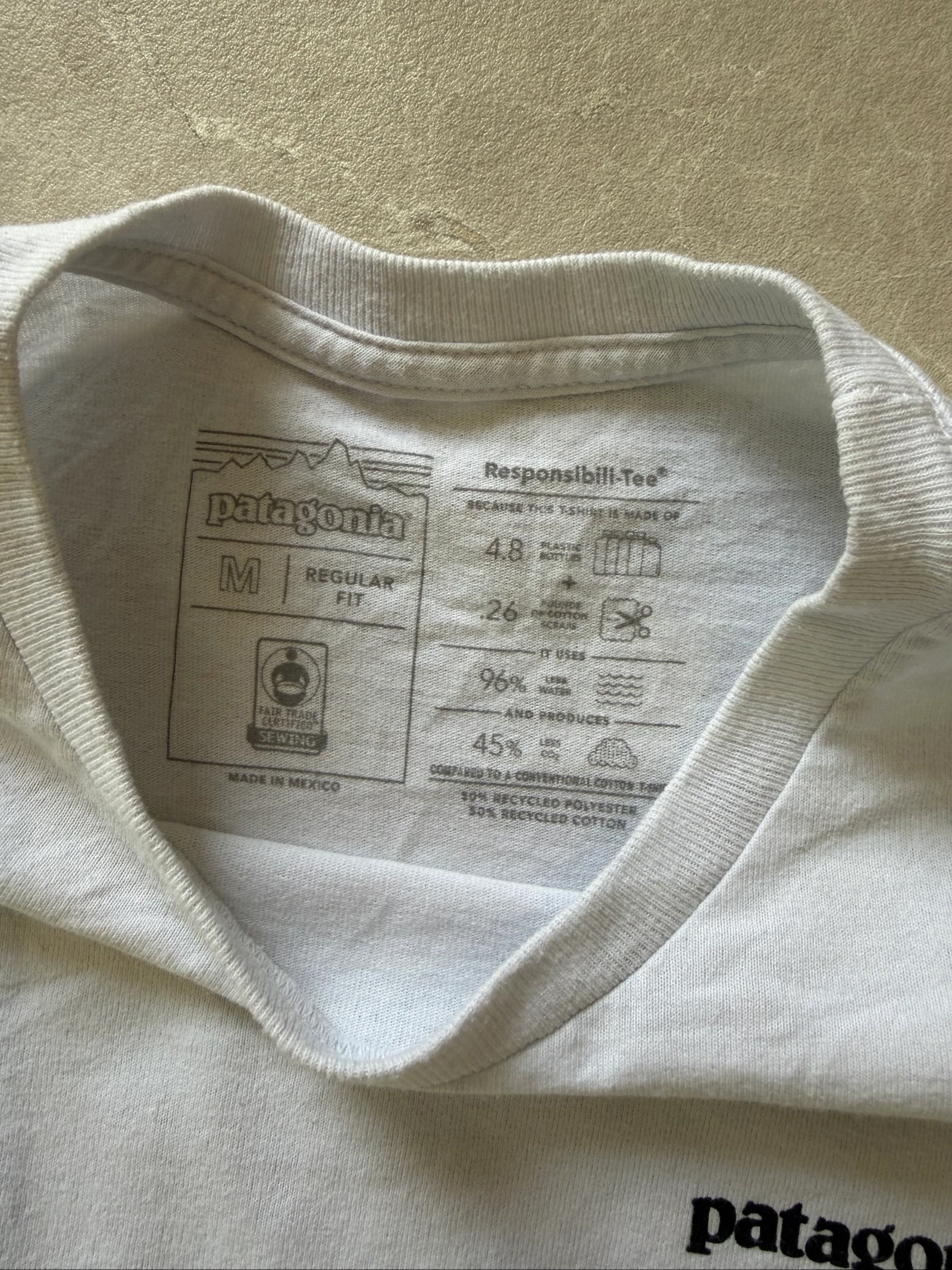 Patagonia white t-shirt size M - very good condition – photo 6